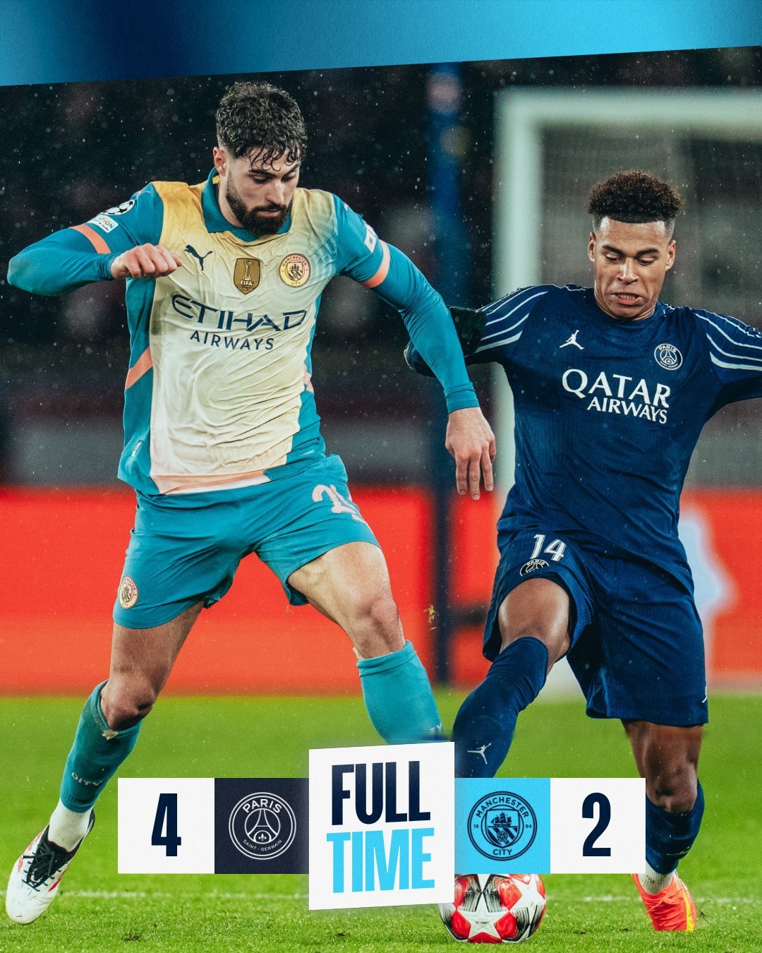 曼城客场不敌弱旅遭遇意外失利